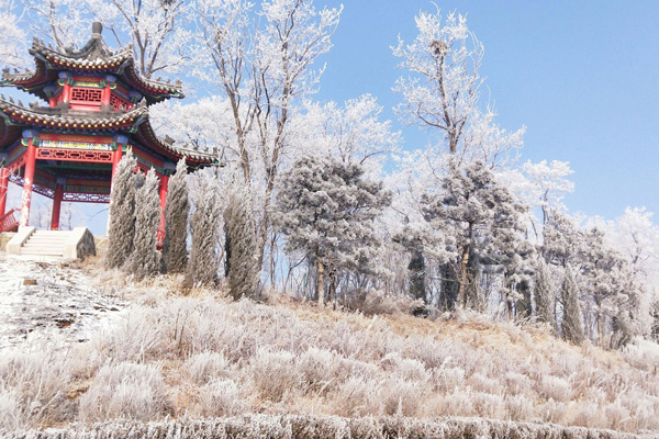 雪中望月亭